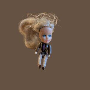 10/$20 Vintage 1980s Meritus Kidgetts Mini Doll Tiny 2” Figure • Needs TLC